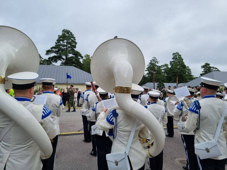 Rannikkoprikaatin sotilasvala ja sotilasvakuutus, Upinniemi 6.2.2023