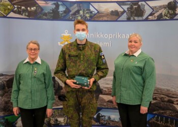 Stipendin jako Upinniemen sotilaskodissa stipendin jako varusmiehelle Upinniemen sotilaskodissa