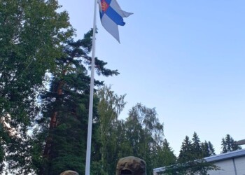 2023 SoMa-harjoituksen avajaiset Parolannummella Panssariprikaatissa.