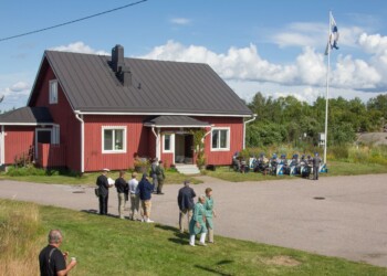 Russarön sotilaskoti vuonna 2012. Kuva: Ove Enqvist Russarön sotilaskoti vuonna 2012